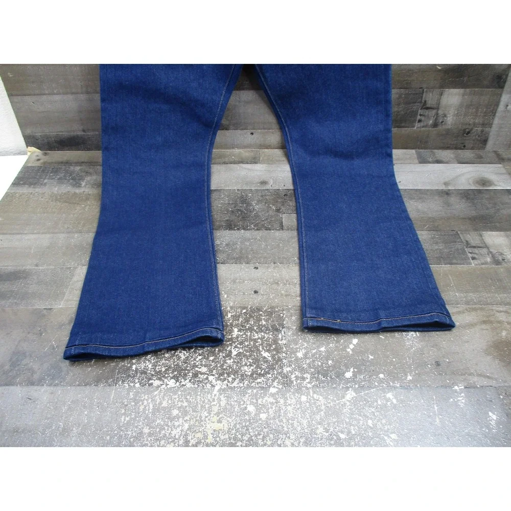 Levis 517 Jeans Mens 32x36 Fits 34x30 Blue Bootcut Classic Dark Wash Denim